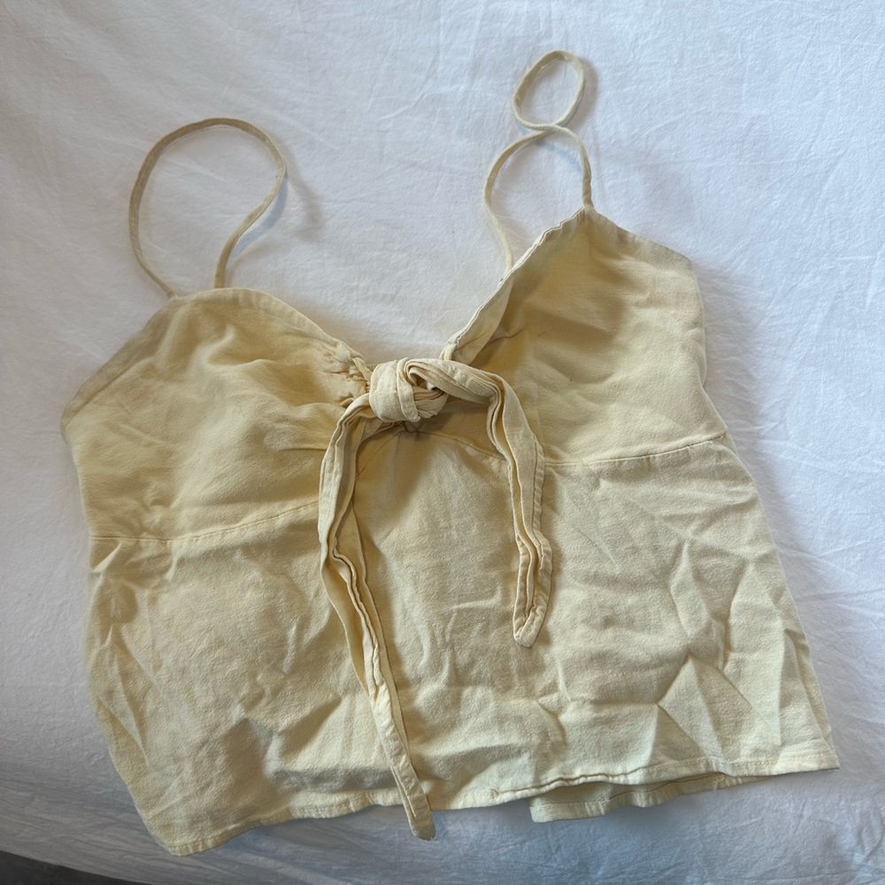 Brandy Melville/ John gault top yellow